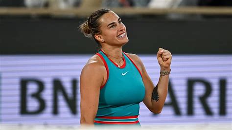 Aryna Sabalenka .